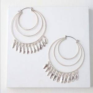 Silver Hoops